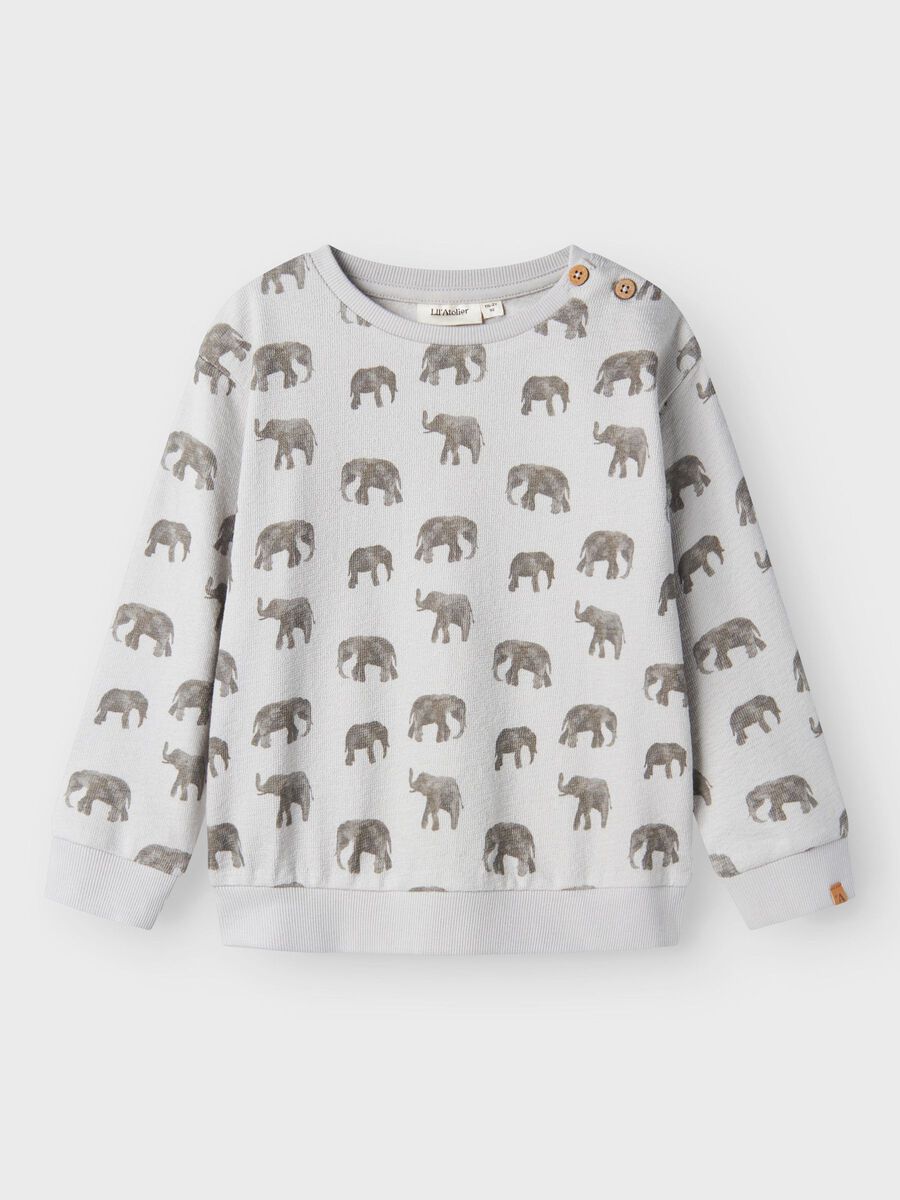name it EN COTON BIOLOGIQUE SWEAT-SHIRT, Vapor Blue, highres - 13241156_VaporBlue_1175423_003.jpg