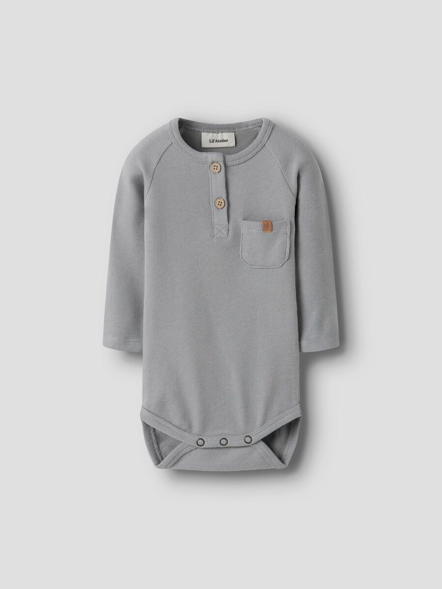 name it ORGANIC COTTON ROMPER, Ultimate Grey, highres - 13245701_UltimateGrey_003.jpg