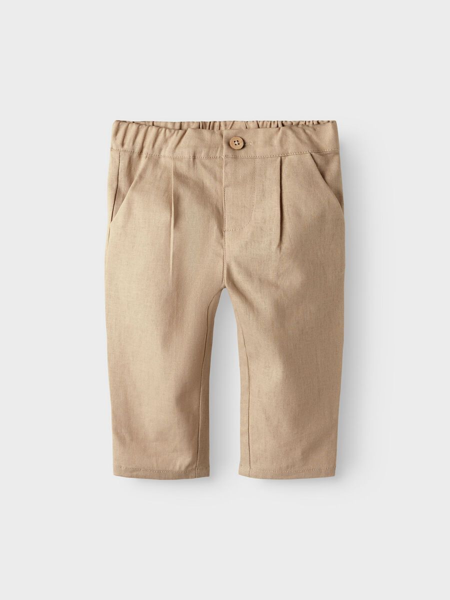 name it REGULAR FIT TROUSERS, Irish Cream, highres - 13234505_IrishCream_003.jpg