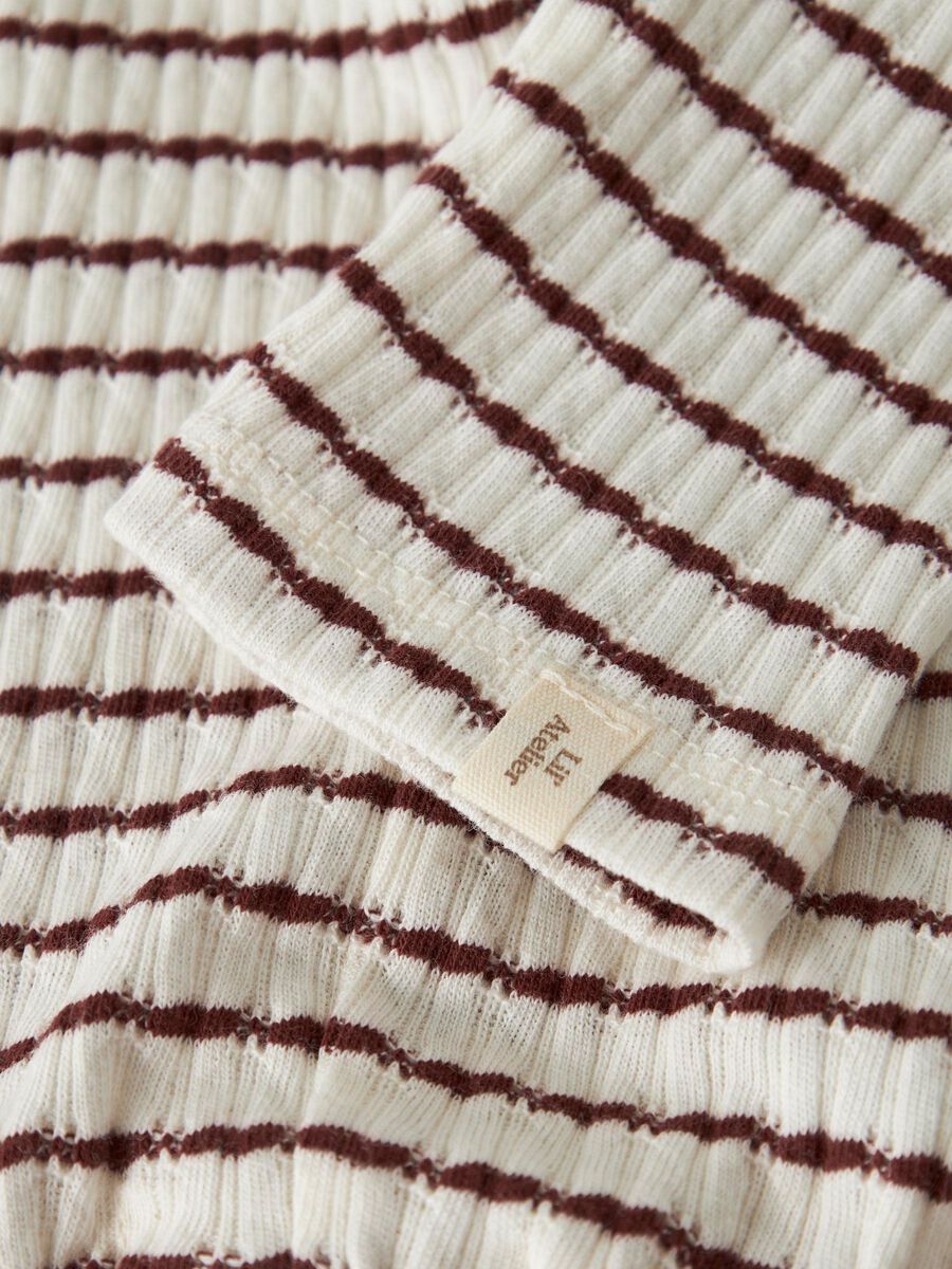 Product carousel image - STRIPED LEGGINGS, Hot Chocolate | 3