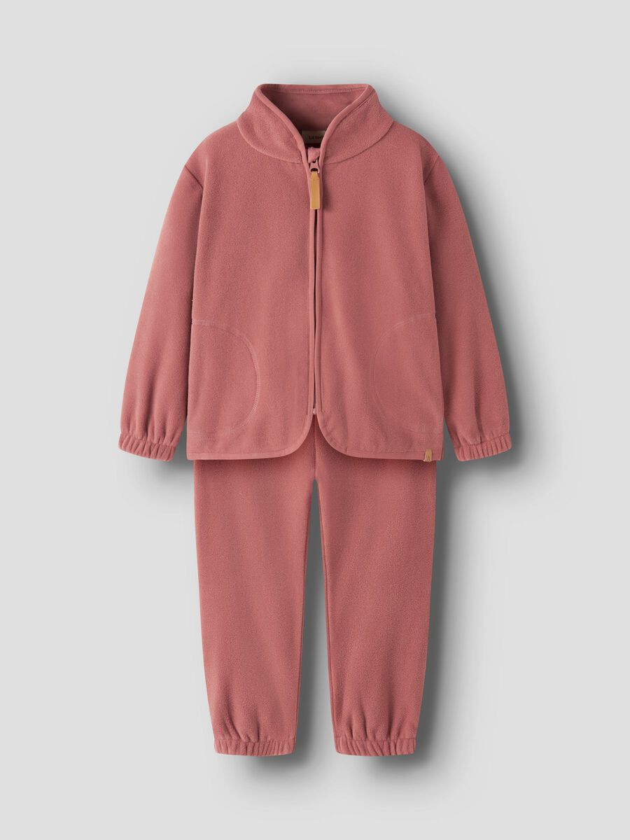 Carousel image - LONG SLEEVED FLEECE SET, Withered Rose | 1
