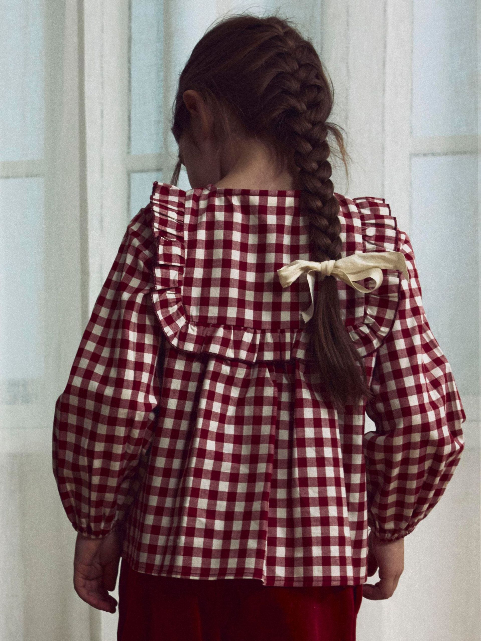 Carousel image - ORGANIC COTTON SHIRT, Red Dahlia | 3