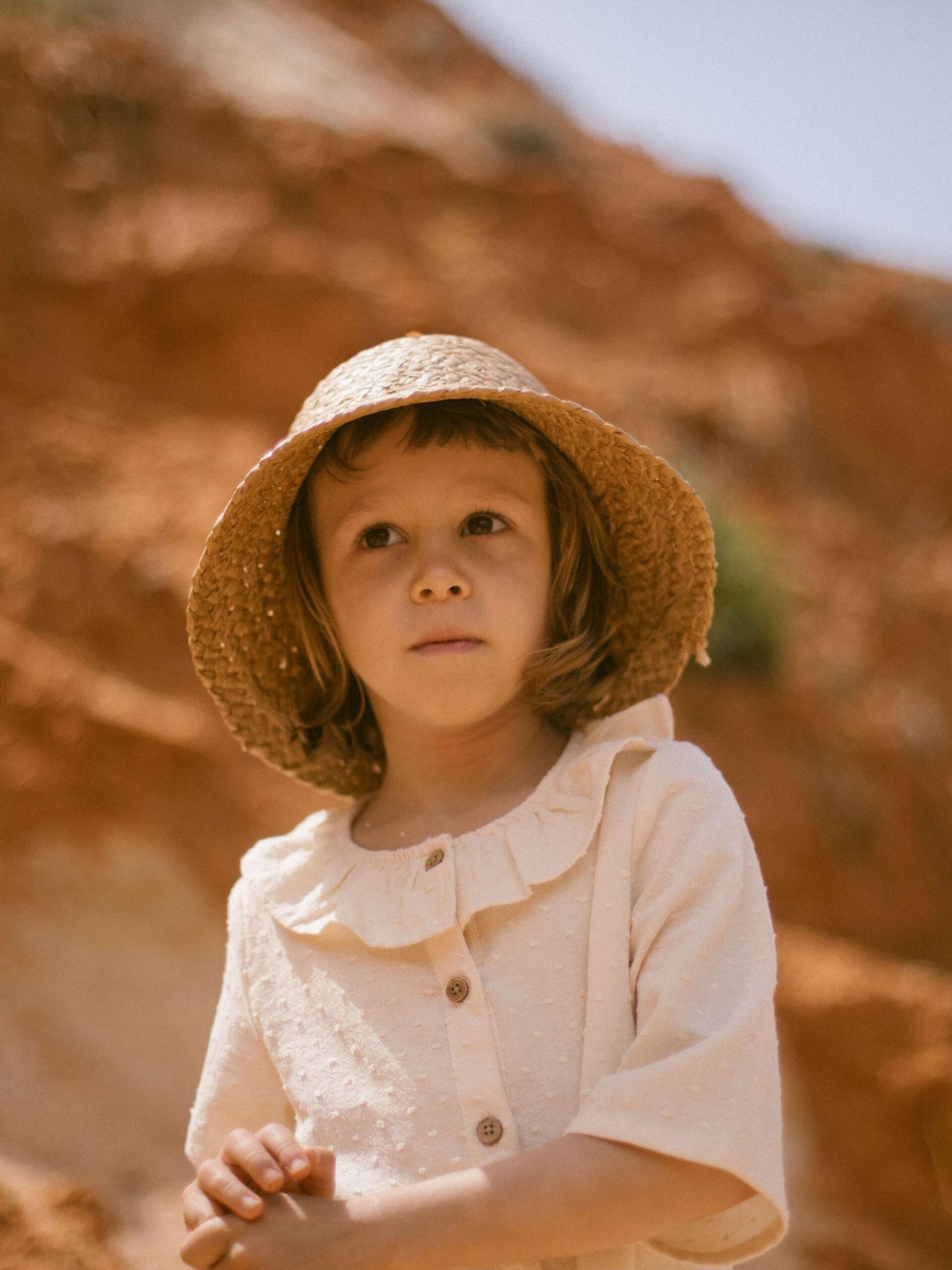 Carousel image - BUCKET STRAW HAT, Tigers Eye | 3