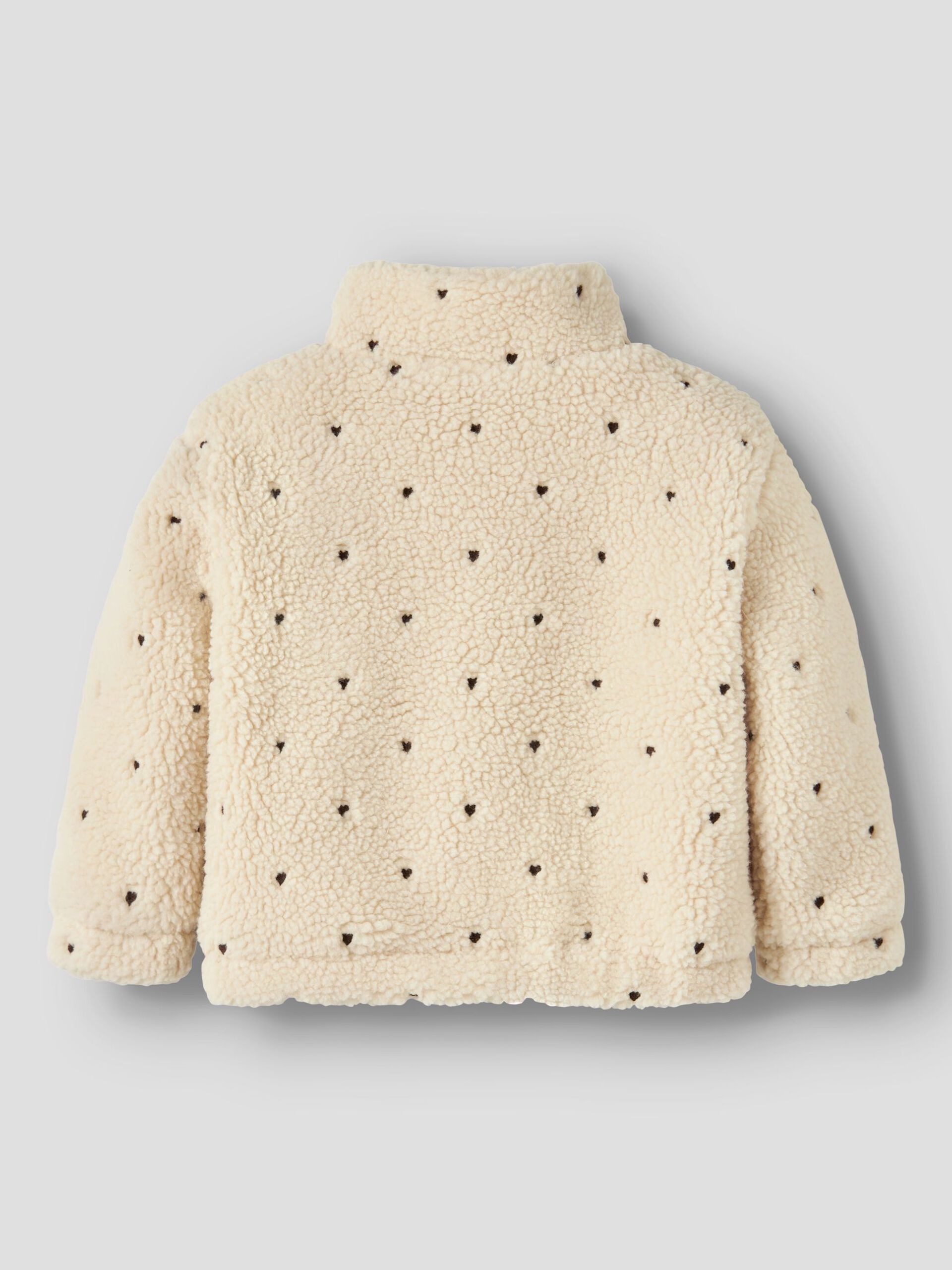 Carousel image - LOOSE FIT TEDDY JACKET, Turtledove | 2