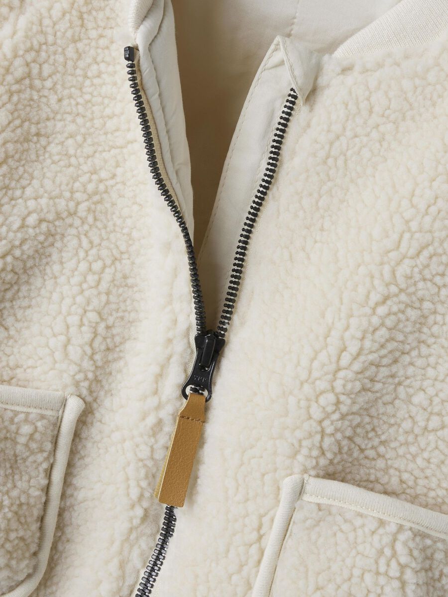 Product carousel image - TEDDY BOMBER JACKET, Turtledove | 5