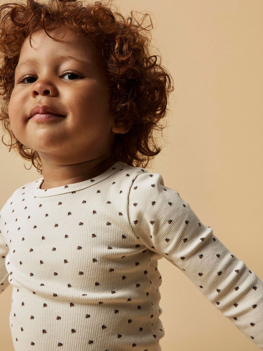 Product carousel image - SLIM FIT TOP Z DŁUGIM RĘKAWEM, Turtledove | 2