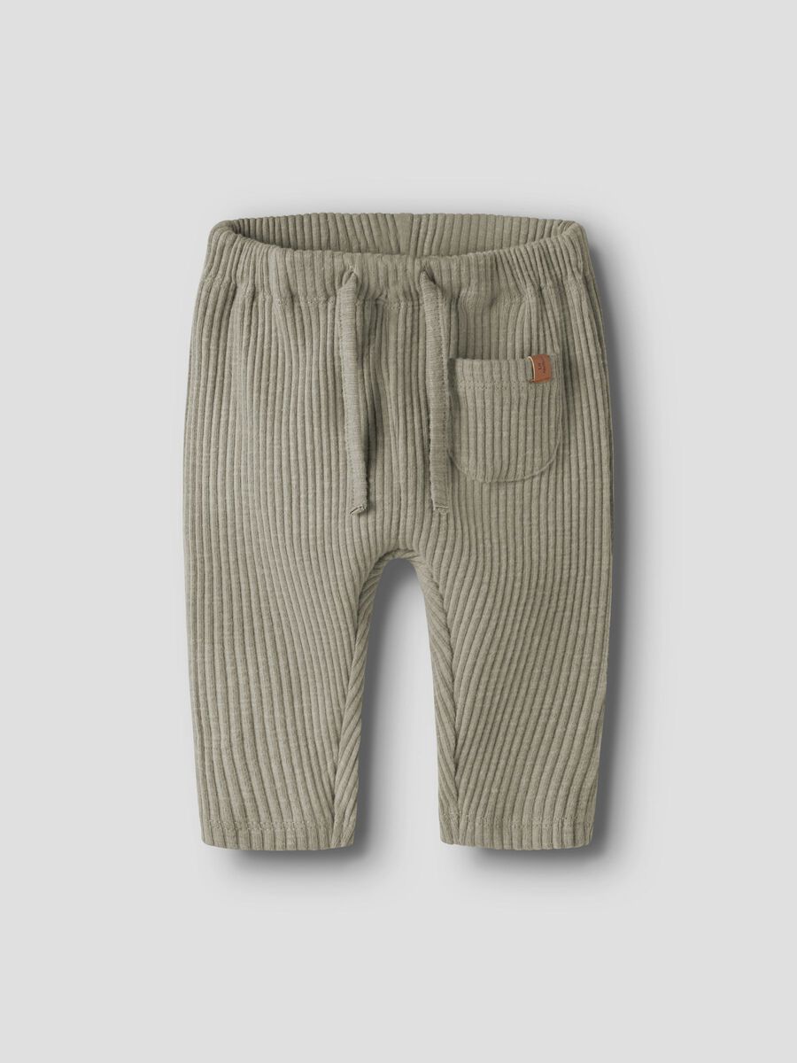 Product carousel image 1 LOOSE FIT TROUSERS, Moss Gray