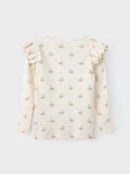 Product image thumbnail - SLIM FIT TOP MET LANGE MOUWEN, Pastel Parchment | 4