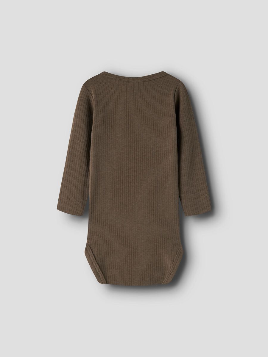 Product carousel image 2 LONG SLEEVED ROMPER, Teak
