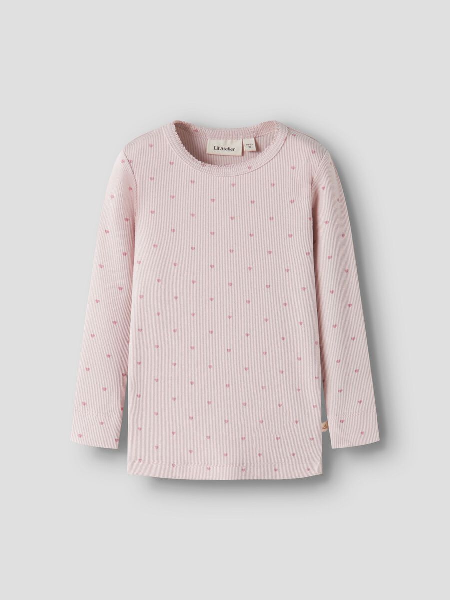 Product carousel image - PRINTET LANGERMET TOPP, Hushed Violet | 1