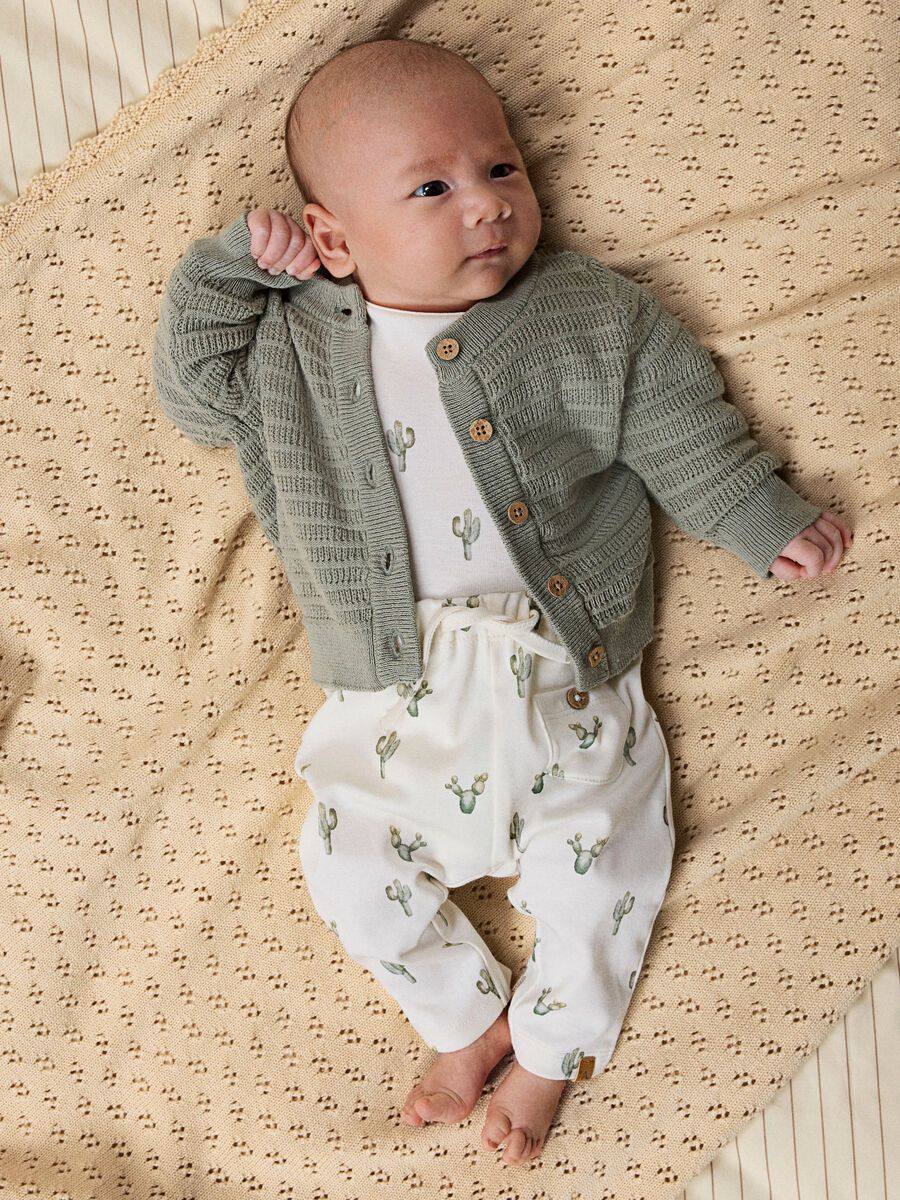 Product carousel image - LOOSE FIT TROUSERS, Coconut Milk | 1