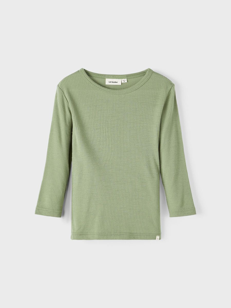 name it MERINO WOL TOP MET LANGE MOUWEN, Oil Green, highres - 13218391_OilGreen_1031322_003.jpg
