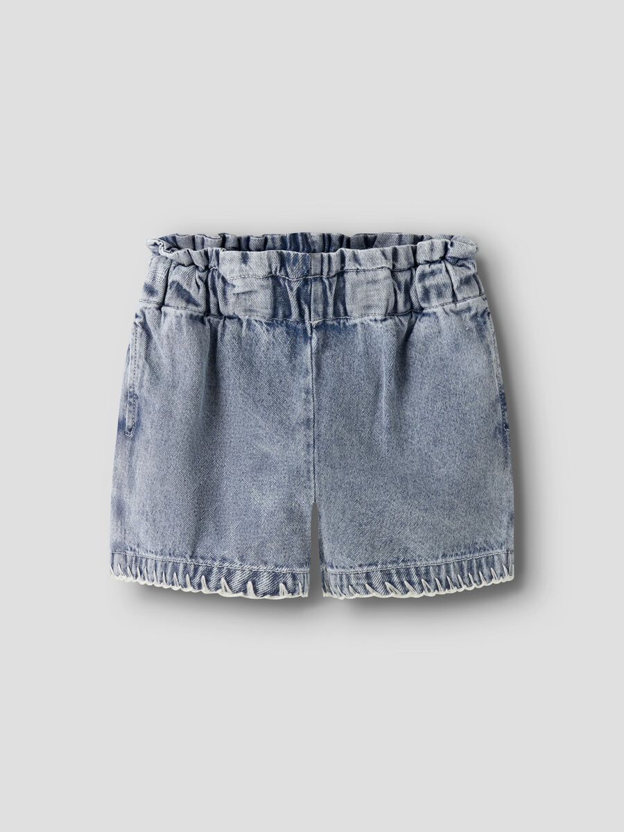 Product carousel image - LOOSE FIT SHORTS, Medium Blue Denim | 1