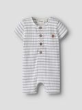 Product image thumbnail - &Oslash;KOLOGISK BOMULD PLAYSUIT, Coconut Milk | 1