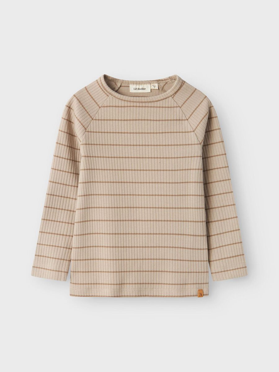 name it SLIM FIT LONG SLEEVED TOP, Pure Cashmere, highres - 13239260_PureCashmere_003.jpg