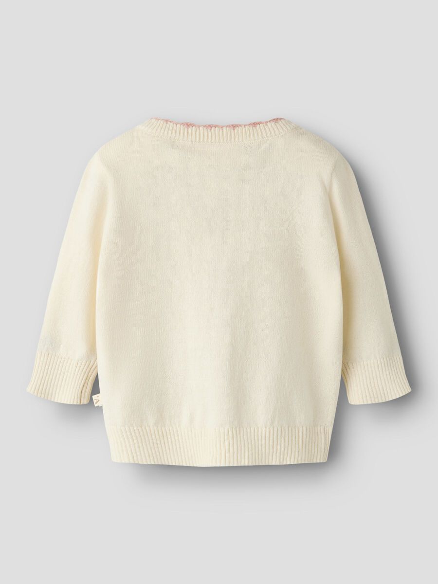 Product carousel image - ORGANIC COTTON CARDIGAN, Turtledove | 2