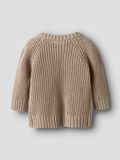 Product image thumbnail - MUSHROOM KNITTED CARDIGAN, Oxford Tan | 2