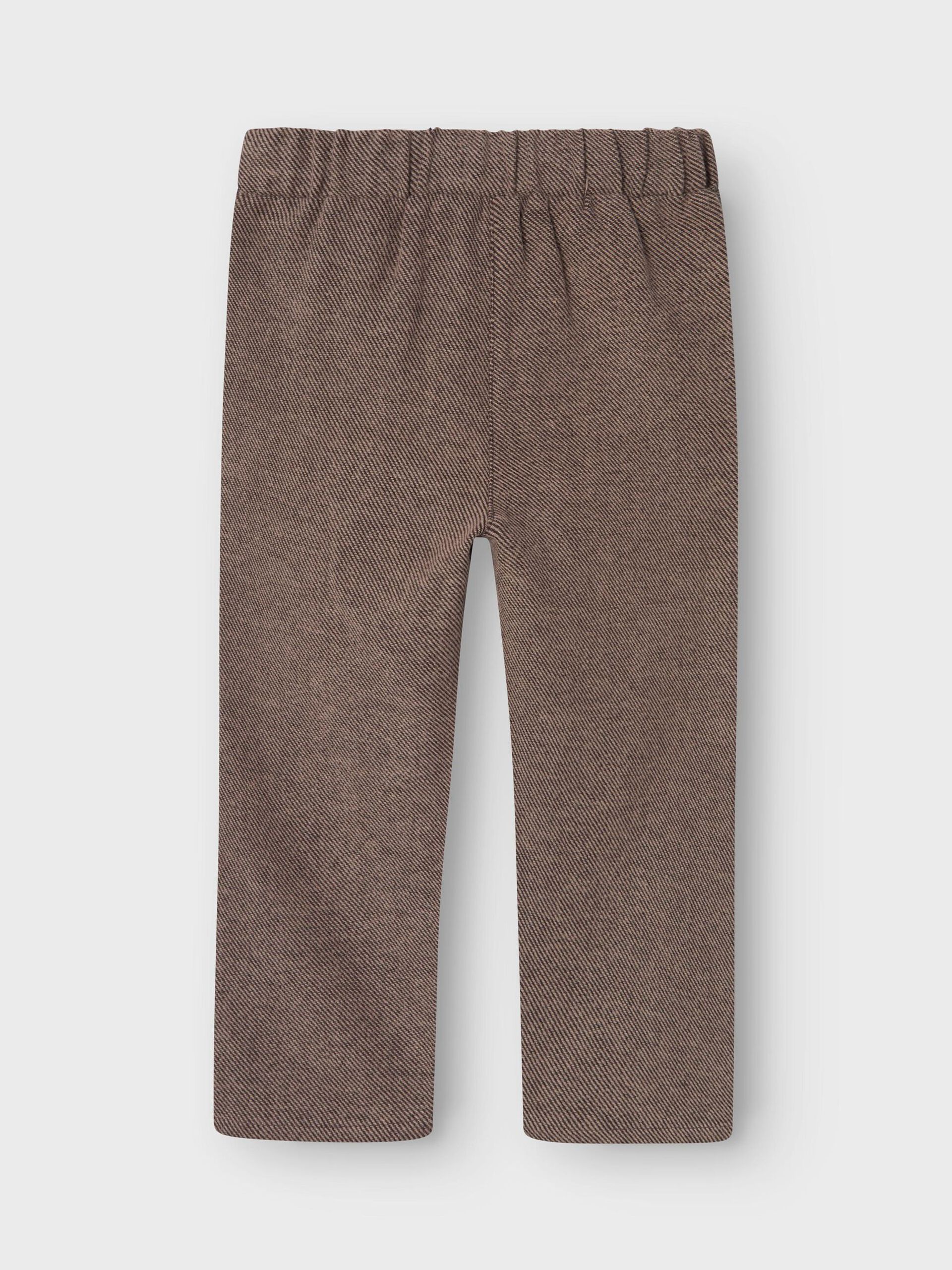 Carousel image - REGULAR FIT TROUSERS, Shitake | 2