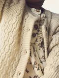 Product image thumbnail - LONG SLEEVED KNITTED CARDIGAN, Turtledove | 2