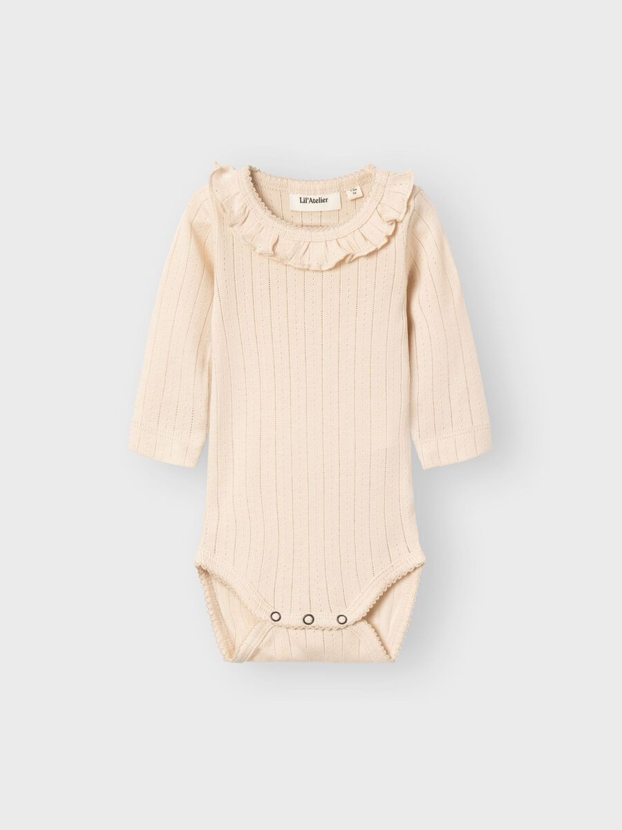 Carousel image - LONG SLEEVED ROMPER, Sheer Bliss | 1