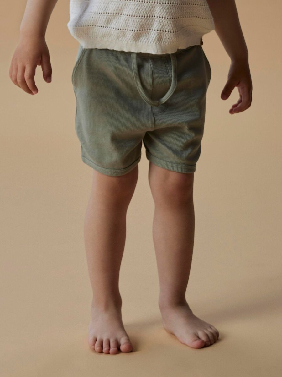 name it REGULAR FIT SHORTS, Seagrass, highres - 13250975_Seagrass_007.jpg
