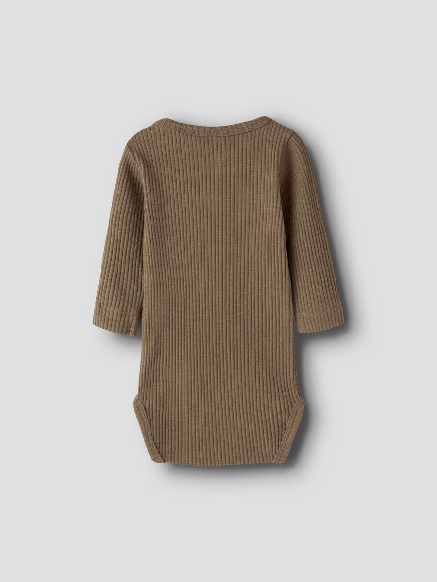 Product carousel image - LONG SLEEVED ROMPER, Kangaroo | 2