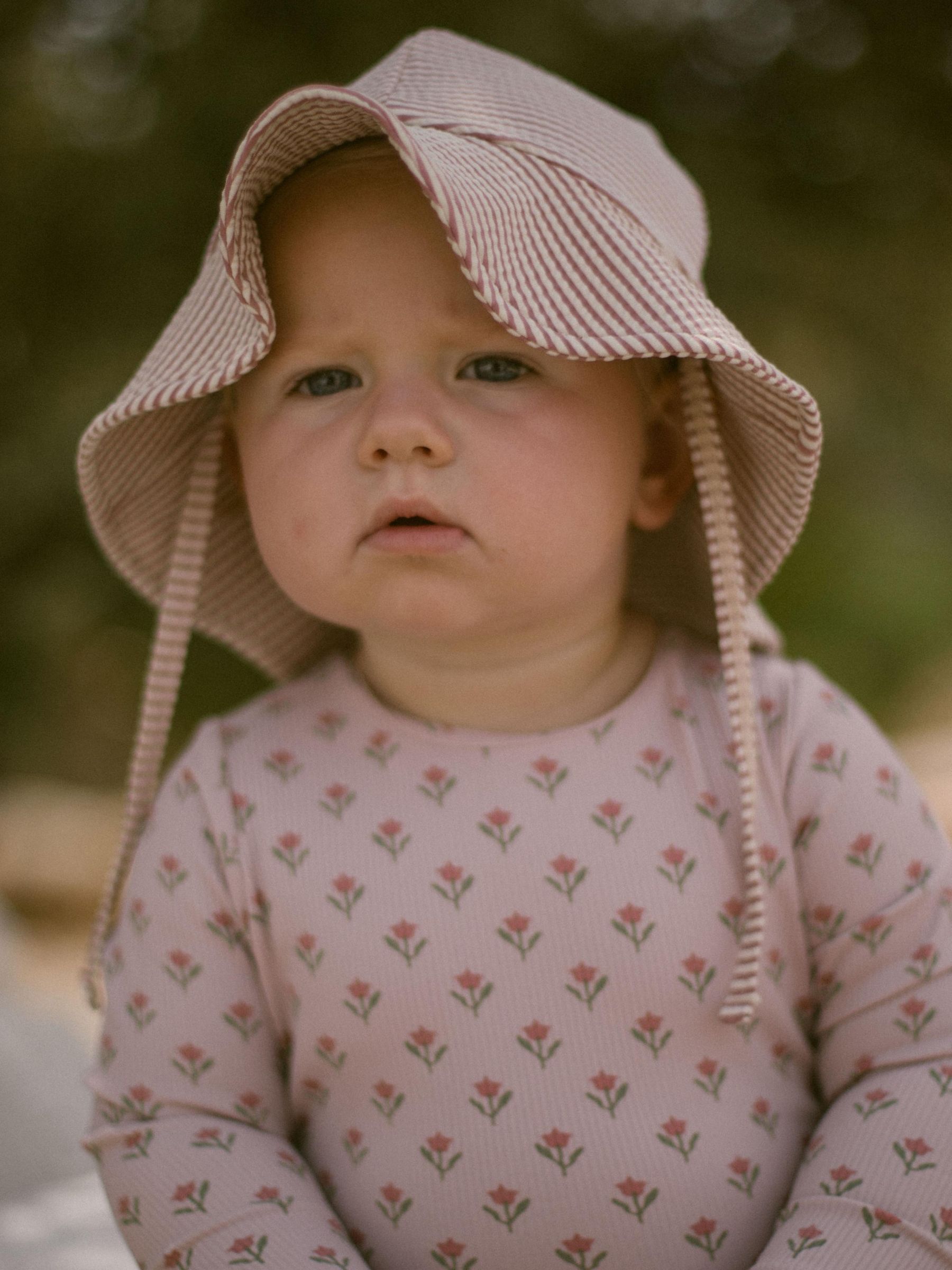 UV BESCHERMING ZONNEHOEDJE Baby 56 86 Meisje Paars Lil Atelier Nederland