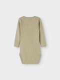 Product image thumbnail - ORGANIC COTTON ROMPER, Moss Gray | 2