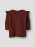 Product image thumbnail - SLIM FIT LONG SLEEVED TOP, Hot Chocolate | 2