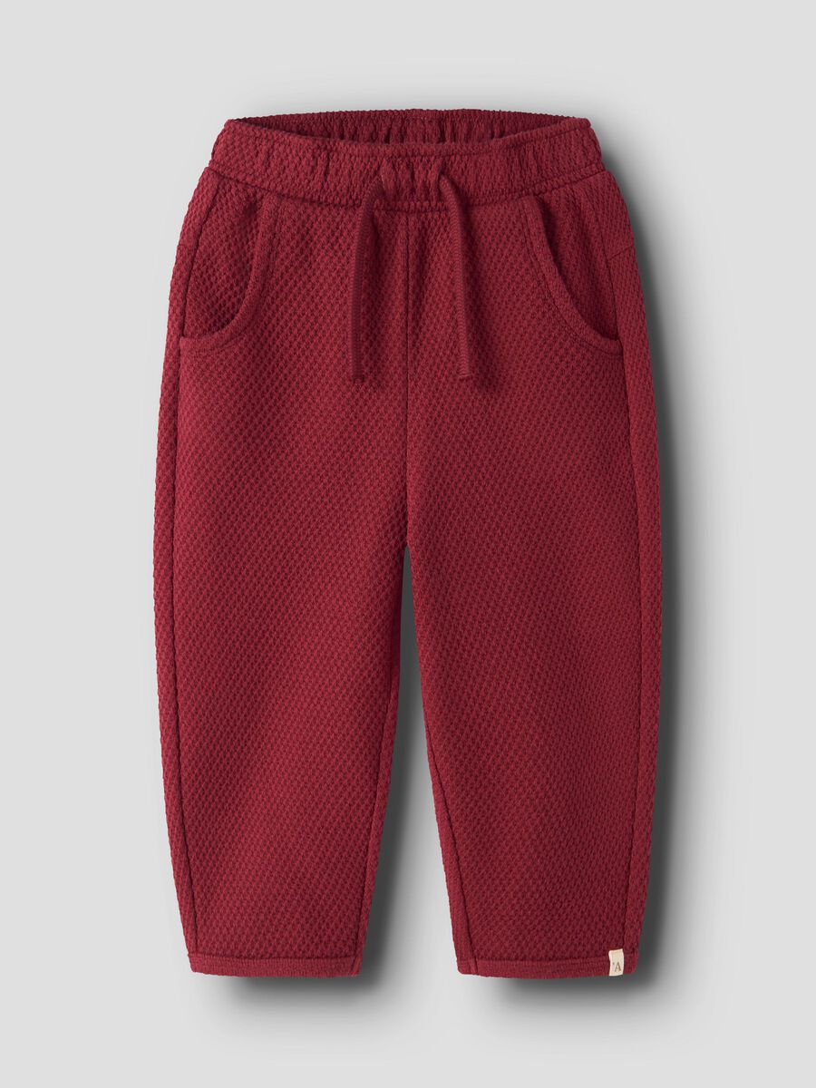 Product carousel image 1 ORGANIC COTTON SWEATPANTS, Biking Red