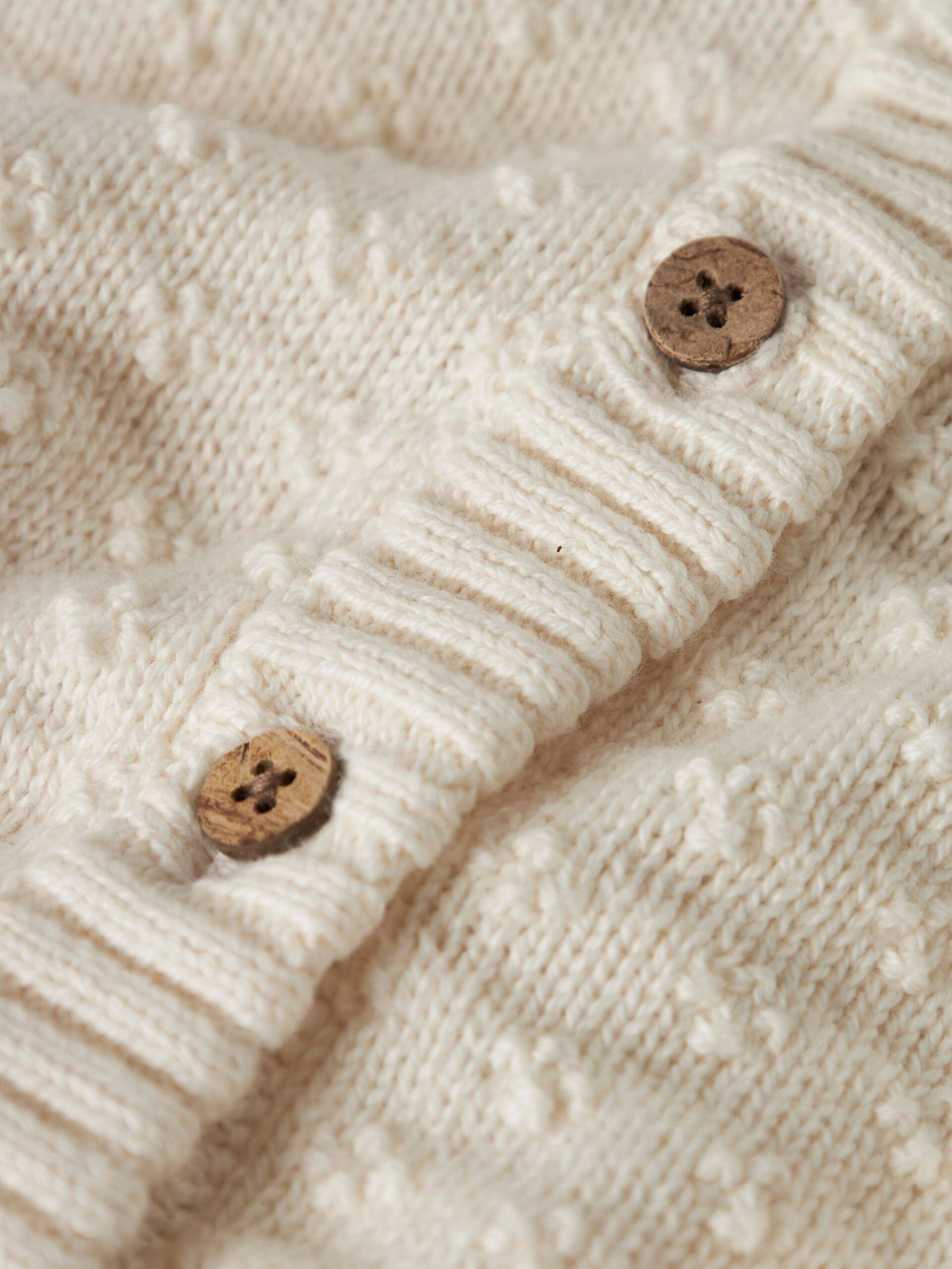 Carousel image - REGULAR FIT KNITTED CARDIGAN, Turtledove | 3