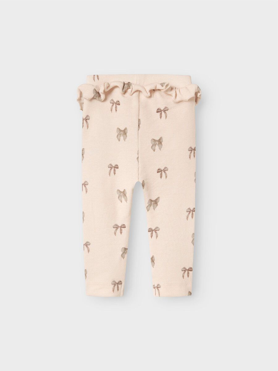Product carousel image - PRINTED LEGGINGS, Silver Peony | 3