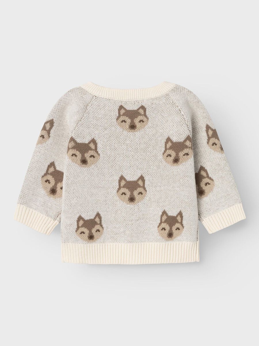 Product carousel image - KNITTED CARDIGAN, Birch | 2