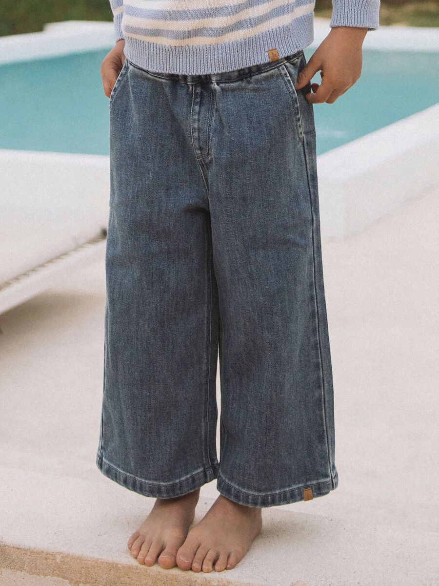 Product carousel image 2 BAGGY FIT JEANS, Medium Blue Denim