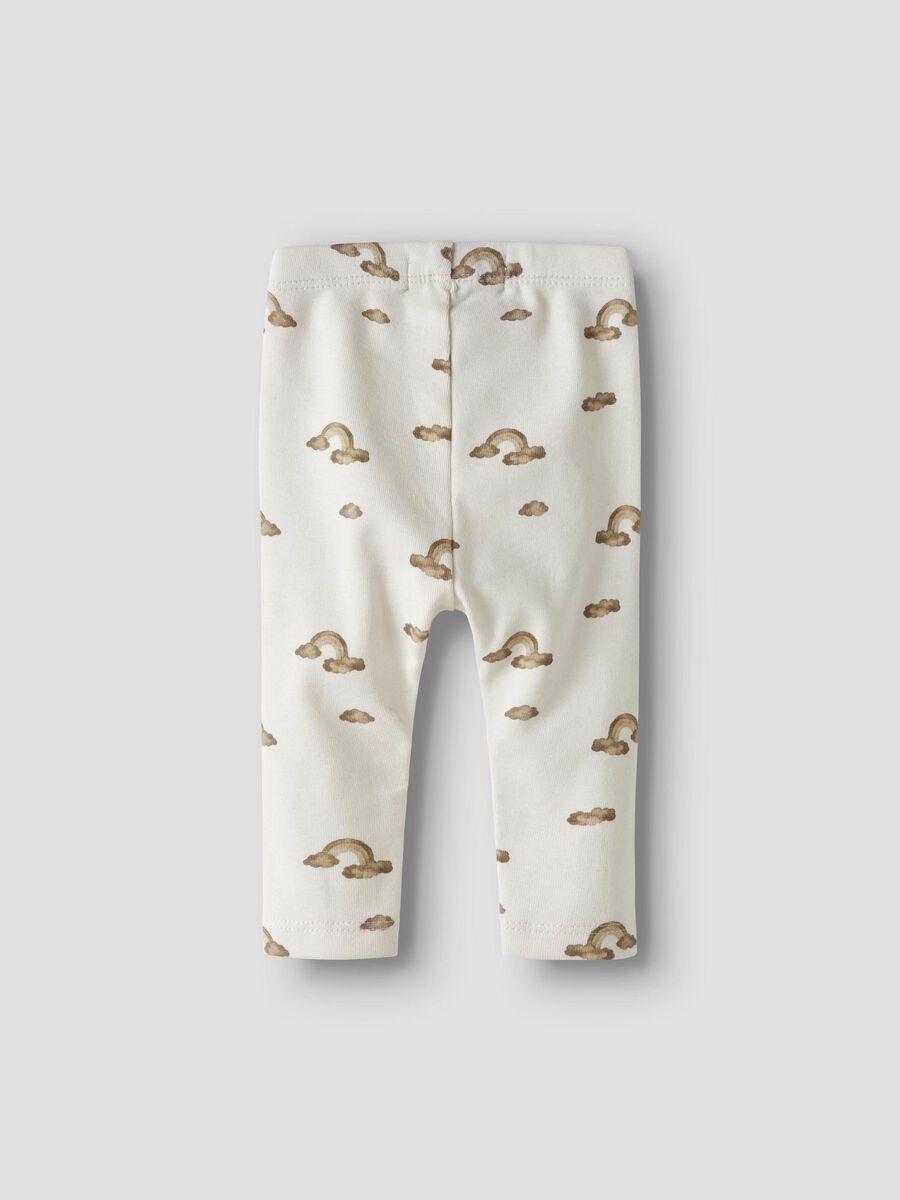 Product carousel image - SLIM FIT LEGGINGS, Coconut Milk | 2