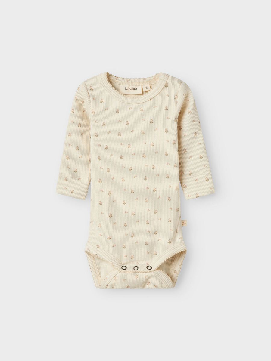 Product carousel image - PRINTED ROMPER, Turtledove | 2
