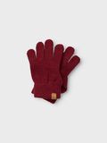 Product image thumbnail - KNITTED GLOVES, Red Dahlia | 2