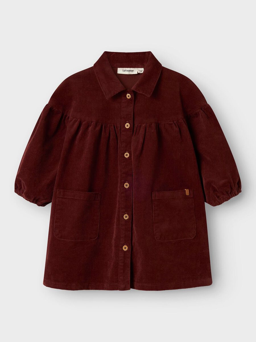 Carousel image - EN CORDUROY ROBE, Hot Chocolate | 1
