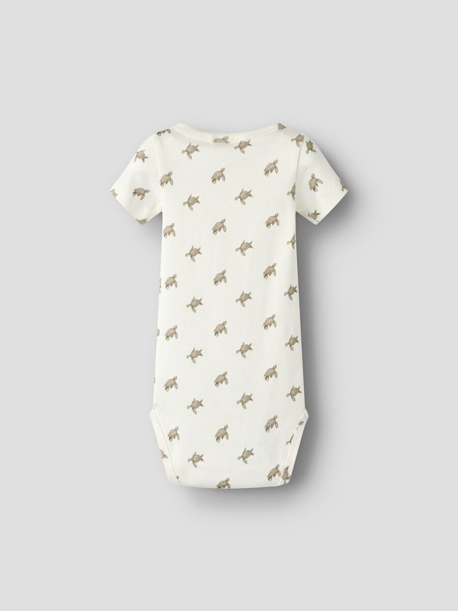 Product carousel image - PRINTED ROMPER, Coconut Milk | 2