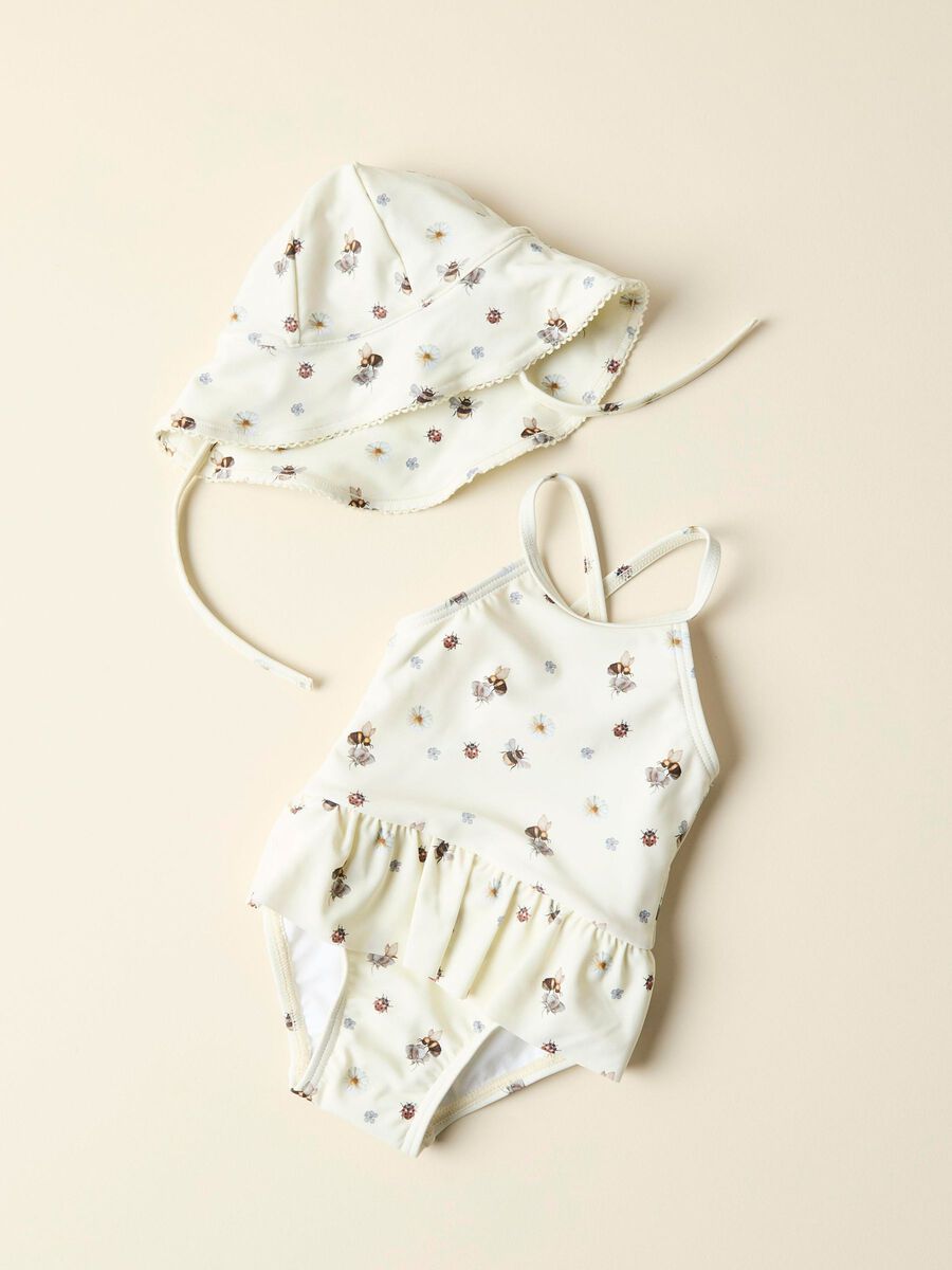 Product carousel image - PRINTED SWIMSUIT, Turtledove | 4