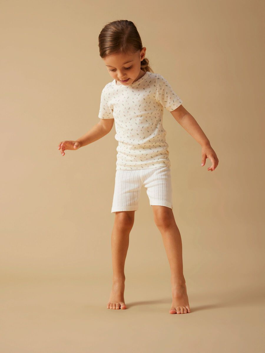 Product carousel image - SLIM FIT T-SHIRT, Coconut Milk | 1