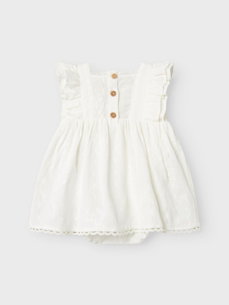 name it ORGANIC COTTON DRESS, Coconut Milk, highres - 13243437_CoconutMilk_002.jpg