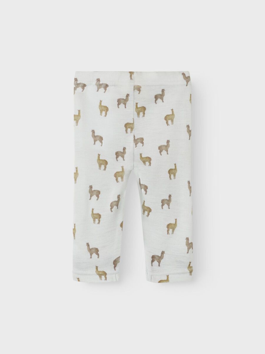 Product carousel image - MERINO WOOL LEGGINGS, Gray Dawn | 2