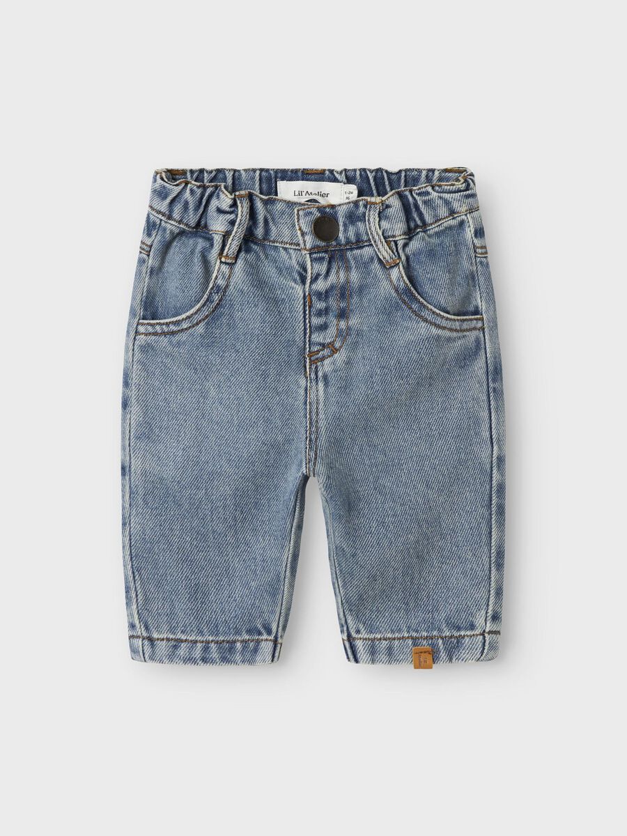 name it TAPERED FIT JEANS, Medium Blue Denim, highres - 13245568_MediumBlueDenim_003.jpg