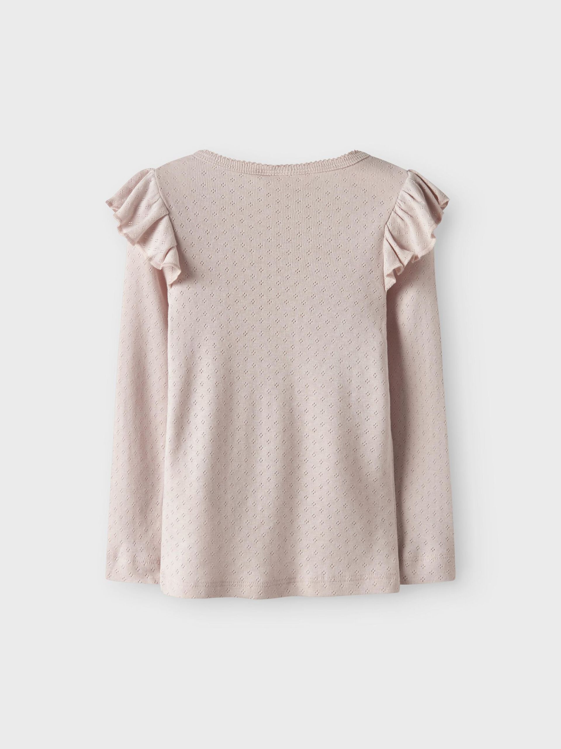 Carousel image - SLIM FIT OBERTEIL MIT LANGEN ÄRMELN, Peach Whip | 2