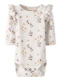 Product image thumbnail - LONG SLEEVED ROMPER, Coconut Milk | 4