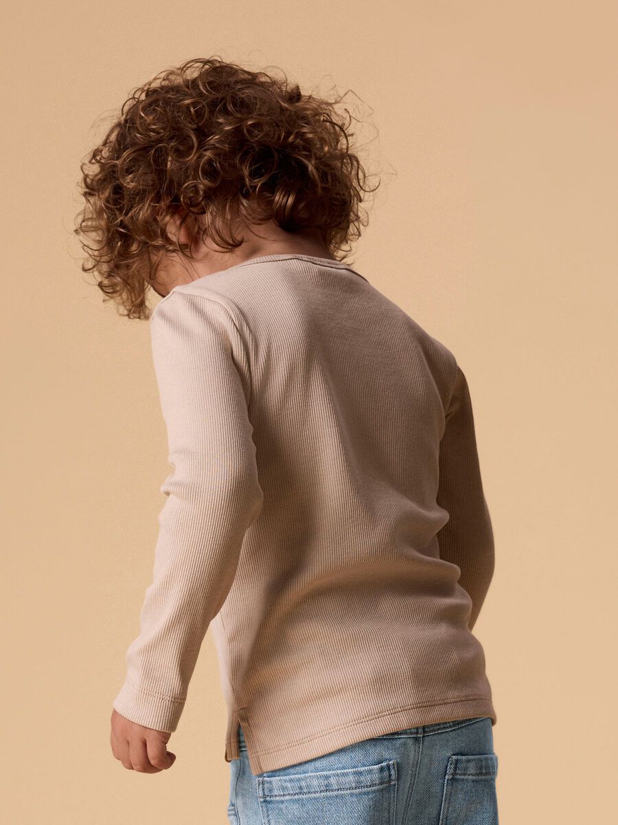 Product carousel image - SLIM FIT TOP, Oxford Tan | 2