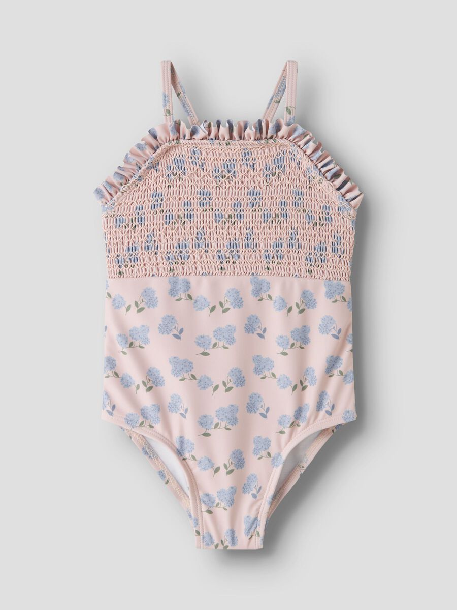 Product carousel image - PRINTED SWIMSUIT, Peach Whip | 1