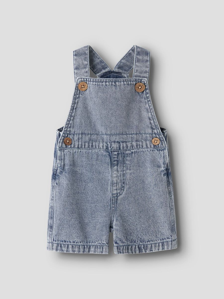 Product carousel image - DENIM OVERALLS, Medium Blue Denim | 2