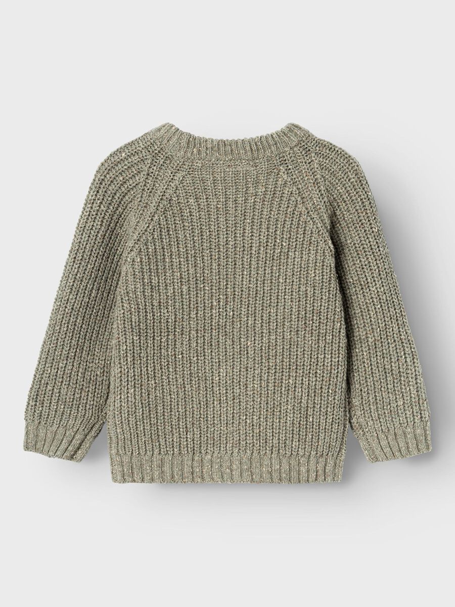 name it LONG SLEEVED KNITTED PULLOVER, Seagrass, highres - 13234308_Seagrass_002.jpg